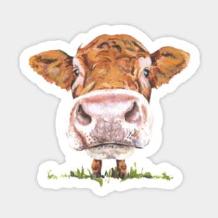 Cute Cow Sticker